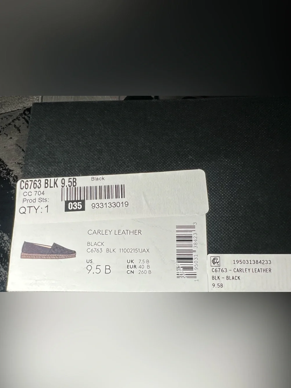 Coach classic black